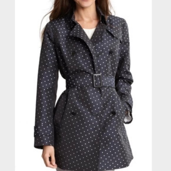 Banana Republic Jackets & Blazers - Banana republic polka dot trench coat 🧥 - HOST PICK